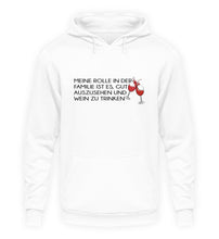 Lade das Bild in den Galerie-Viewer, GUT AUSSEHEN UND WEIN TRINKEN - HOODIE