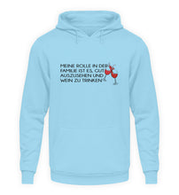 Lade das Bild in den Galerie-Viewer, GUT AUSSEHEN UND WEIN TRINKEN - HOODIE