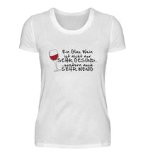 Lade das Bild in den Galerie-Viewer, WEIN IST GESUND - SHIRT DAMEN