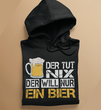 Lade das Bild in den Galerie-Viewer, DER WILL NUR BIER - HOODIE