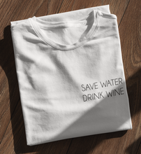 Lade das Bild in den Galerie-Viewer, SAVE WATER - SHIRT DAMEN