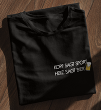 Lade das Bild in den Galerie-Viewer, KOPF SPORT HERZ BIER - SHIRT DAMEN