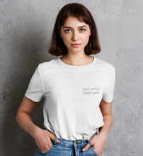 Lade das Bild in den Galerie-Viewer, SAVE WATER - SHIRT DAMEN