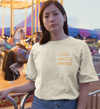 Lade das Bild in den Galerie-Viewer, LOVE HUGS APEROL - OVERSIZE SHIRT
