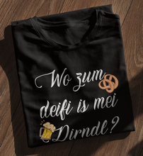 Lade das Bild in den Galerie-Viewer, WO IS MEI DIRNDL? - SHIRT DAMEN