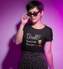 Lade das Bild in den Galerie-Viewer, NUR ZUM SAUFEN HIER - SHIRT DAMEN