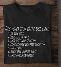 Lade das Bild in den Galerie-Viewer, TEUERSTEN SÄTZE - SHIRT HERREN