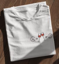 Lade das Bild in den Galerie-Viewer, SMILEY WEIN - SHIRT DAMEN