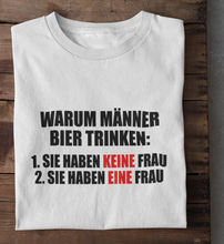 Lade das Bild in den Galerie-Viewer, BIER TRINKEN GRÜNDE - SHIRT HERREN