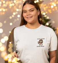Lade das Bild in den Galerie-Viewer, SAVE WATER DRINK WINE JESUS - RELAXED SHIRT