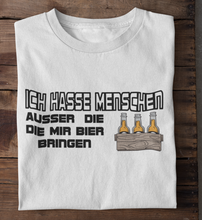 Lade das Bild in den Galerie-Viewer, ICH HASSE MENSCHEN - SHIRT HERREN