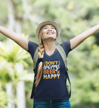 Lade das Bild in den Galerie-Viewer, BEER HAPPY - SHIRT DAMEN