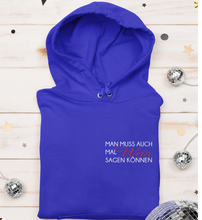 Lade das Bild in den Galerie-Viewer, AUCH MAL WEIN SAGEN - HOODIE