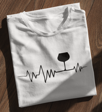 Lade das Bild in den Galerie-Viewer, HERZSCHLAG WEIN - SHIRT DAMEN