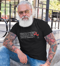 Lade das Bild in den Galerie-Viewer, GUT AUSSEHEN UND WEIN TRINKEN - SHIRT HERREN