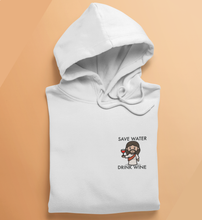 Lade das Bild in den Galerie-Viewer, SAVE WATER DRINK WINE JESUS - HOODIE