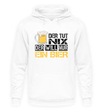 Lade das Bild in den Galerie-Viewer, DER WILL NUR BIER - HOODIE
