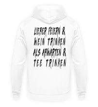 Lade das Bild in den Galerie-Viewer, FEIERN UND WEIN TRINKEN - HOODIE
