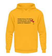 Lade das Bild in den Galerie-Viewer, GUT AUSSEHEN UND WEIN TRINKEN - HOODIE
