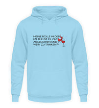 Lade das Bild in den Galerie-Viewer, GUT AUSSEHEN UND WEIN TRINKEN - HOODIE
