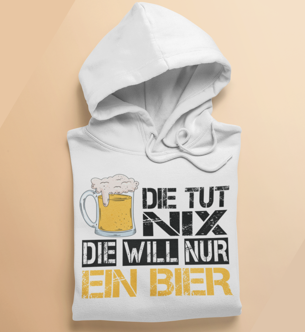 DIE WILL NUR BIER - HOODIE