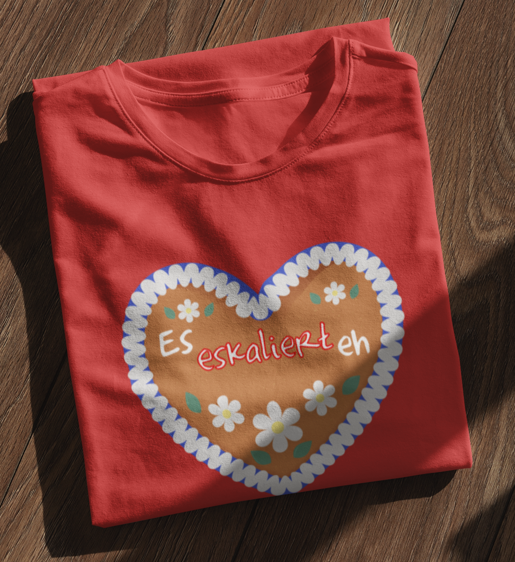 ESKALIERT EH LEBKUCHENHERZ - SHIRT DAMEN