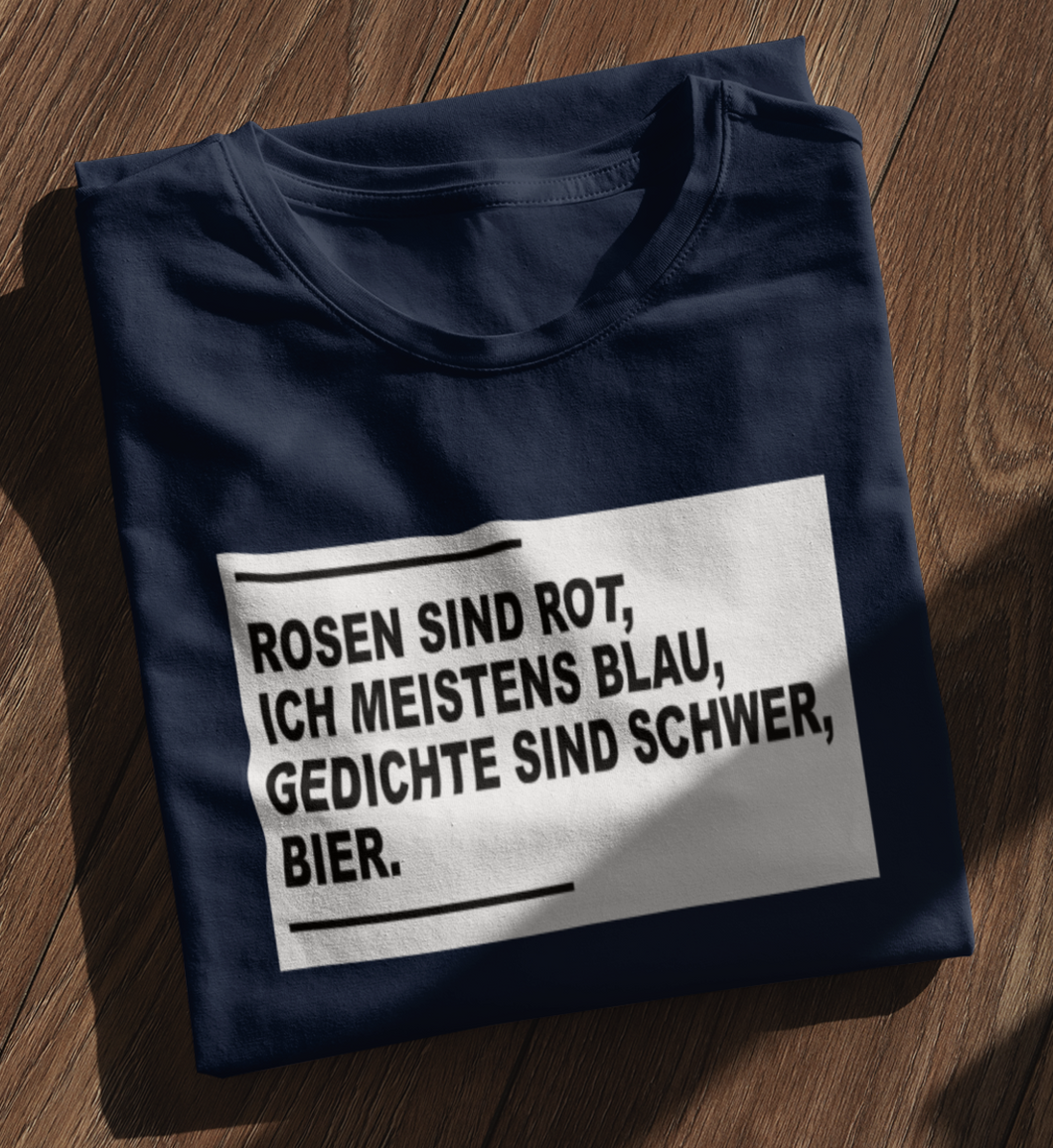 BIER GEDICHT - SHIRT DAMEN