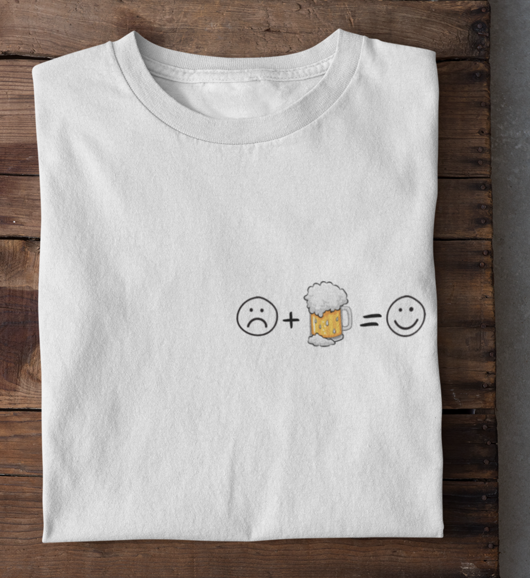 SMILEY BIER - SHIRT HERREN