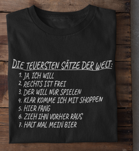 Lade das Bild in den Galerie-Viewer, TEUERSTEN SÄTZE - SHIRT HERREN
