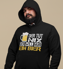 Lade das Bild in den Galerie-Viewer, DER WILL NUR BIER - HOODIE
