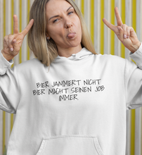 Lade das Bild in den Galerie-Viewer, BIER JAMMERT NICHT - HOODIE
