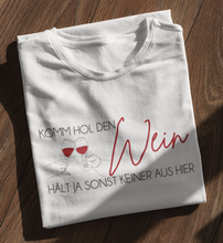 Lade das Bild in den Galerie-Viewer, HOL DEN WEIN - SHIRT DAMEN
