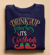 Lade das Bild in den Galerie-Viewer, GRINCHES CHRISTMAS WINE - SWEATSHIRT
