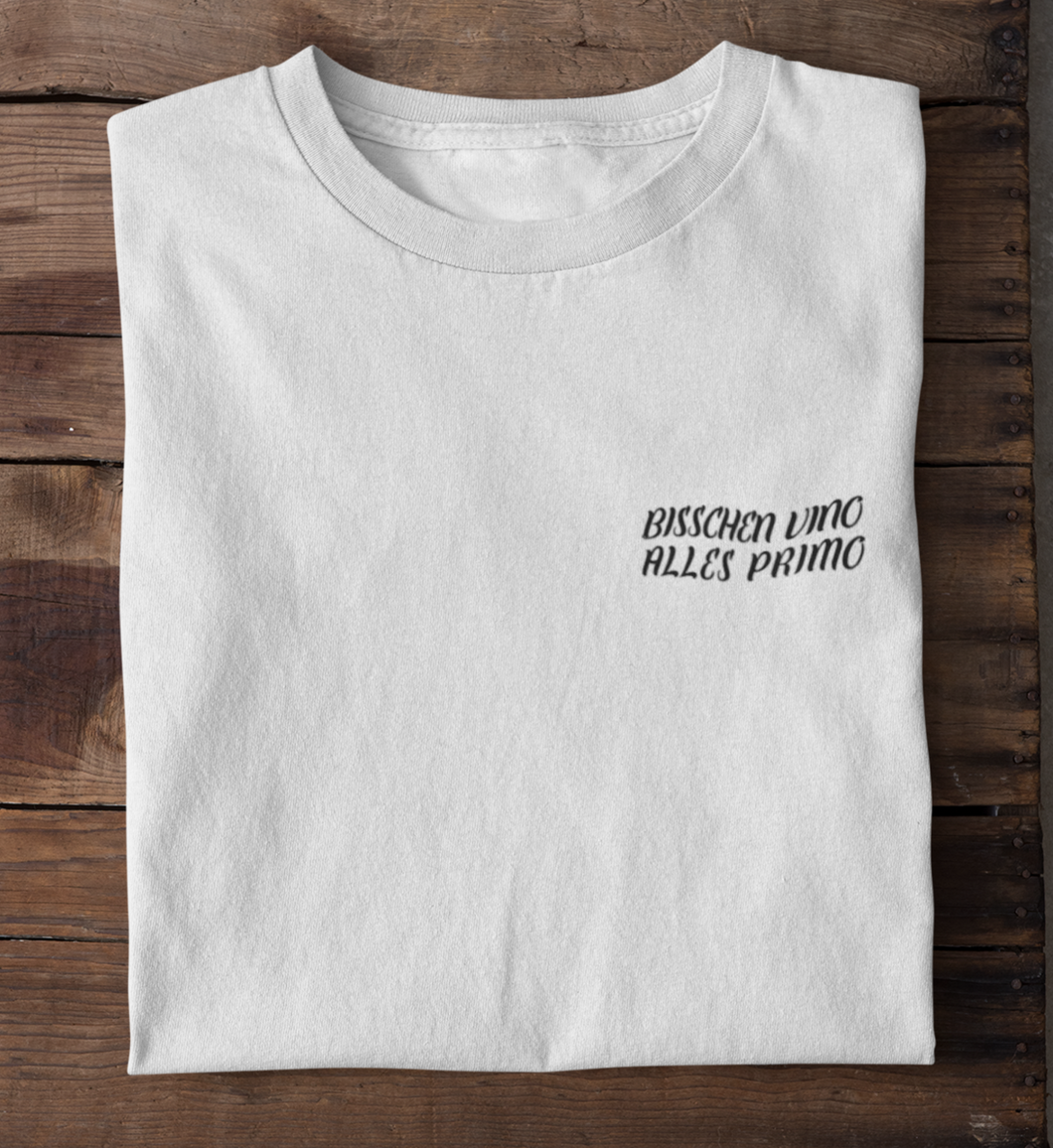 BISSCHEN VINO ALLES PRIMO - SHIRT HERREN