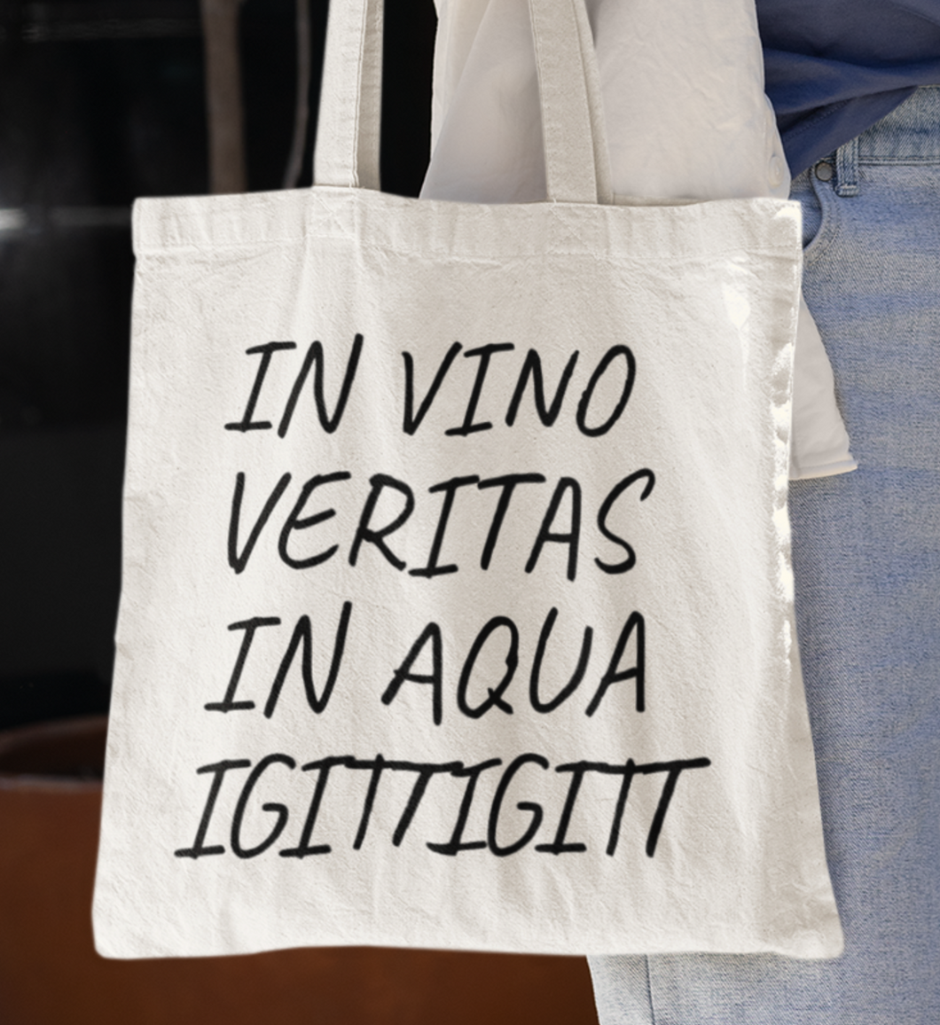 IN VINO VERITAS - JUTEBEUTEL